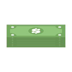 stacked bill money dollar vector illustration eps 10