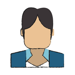 Man icon. Male avatar person people and human theme. Isolated design. Vector illustration