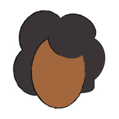 Woman icon. Girl female avatar person people and human theme. Isolated design. Vector illustration