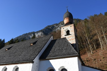 Schneizlreuth, Kirche, Maria Hilf, Oberbayern, Turm, Kirchturm, Berchtesgadener Land, Glockenturm