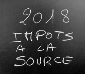 2018 - impôts a la source