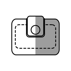 wallet save money icon shadow vector illustratione eps 10