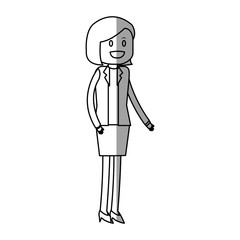 Woman icon. Girl female avatar person people and human theme. Isolated design. Vector illustration