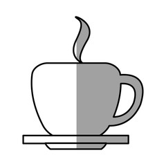 Coffee cup icon. Drink breakfast beverage and restaurant theme. Isolated design. Vector illustration