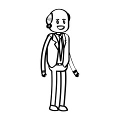 Man icon. Male avatar person people and human theme. Isolated design. Vector illustration