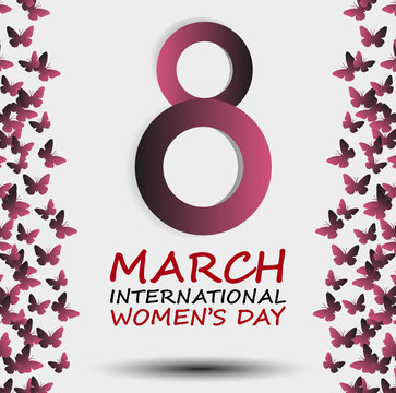 Poster of International Women's Day, Vector, Illustration