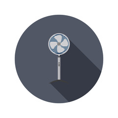 Electric fan color icon. Flat design for web and mobile