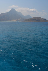 Fototapeta premium Amazing color of the water the Mediterranean Sea, beautiful Crete