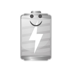 Rechargeable electric battery icon vector illustration graphic design