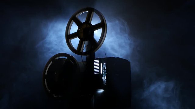 Old vintage movie projector
