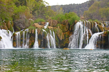 Waterfall on Krka river