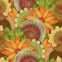 Vector Seamless Floral Pattern