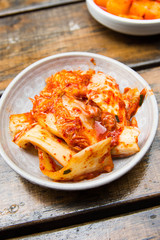homemade fresh kimchi