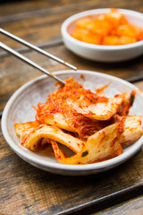 homemade fresh kimchi