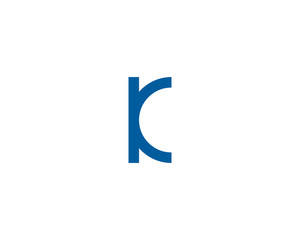 Letter K Simple Line Logo Design Element