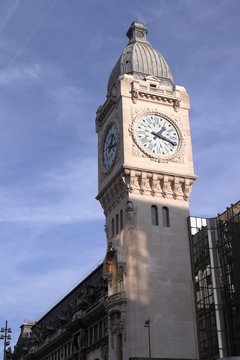 Clock tower - Gare de Lyon - Paris - France