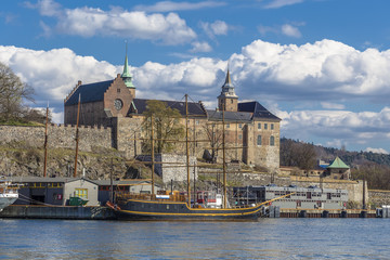 Fototapeta na wymiar Akershus Castle and Fortress