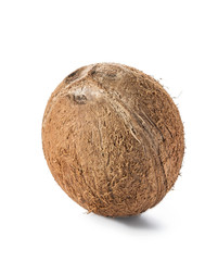Coconut isolated on white background. Clipping Path