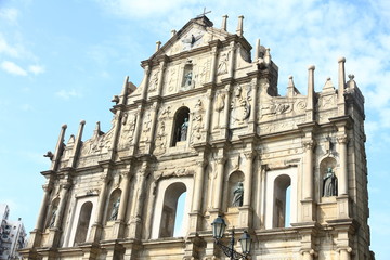 Fototapeta na wymiar The Ruin of St. Paul’s, Macau