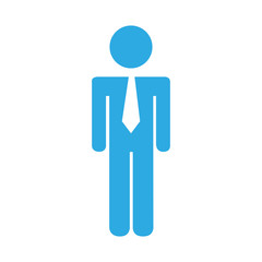 businessman avatar isolated icon vector illustration design