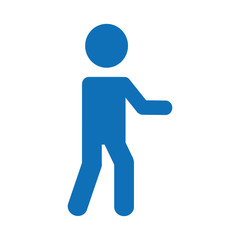 human silhouette isolated icon vector illustration design