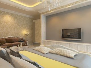 rendering bed room,so comfortable.