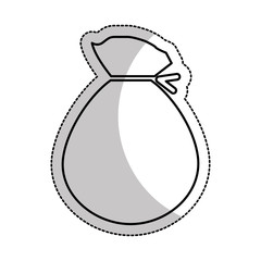 money bag isolated icon vector illustration design