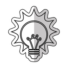 electric bulb isolated icon vector illustration design