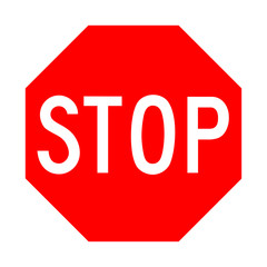 Vector Stop Sign Icon