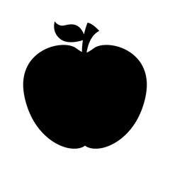 apple fresh fruit icon vector illustration design