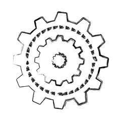 gears machine isolated icon vector illustration design