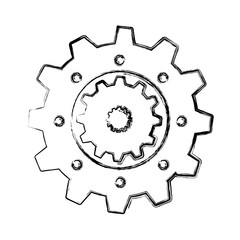 gears machine isolated icon vector illustration design