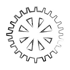 gears machine isolated icon vector illustration design
