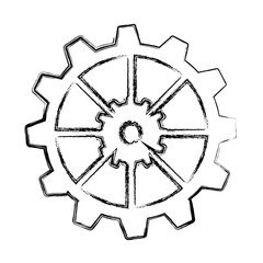 gears machine isolated icon vector illustration design