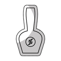 nails polish bottle icon vector illustration design