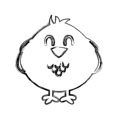 cute bird isolated icon vector illustration design