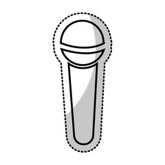 microphone retro device icon vector illustration design