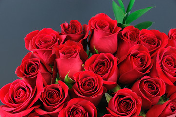 bouquet of red roses