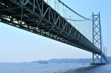 Fototapeta na wymiar 明石海峡大橋