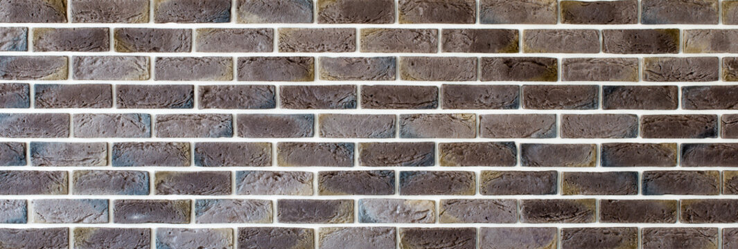 Dark Brown Brick Wall