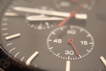 Fototapeta premium Detail of watch machinery.