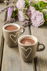 Two cups of coffee