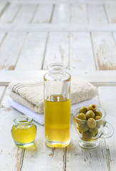 Olive oil for massage