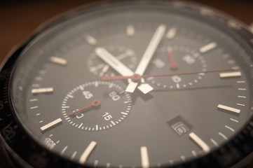 Fototapeta premium Detail of watch machinery.