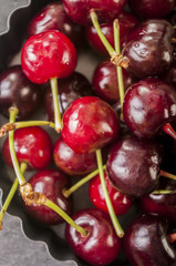 Cherry basket / cherry background