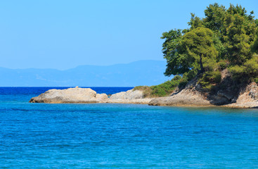 Aegean sea coast (Chalkidiki, Greece).