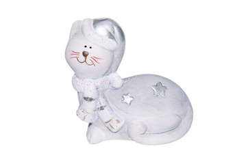 Christmas toy funny cat