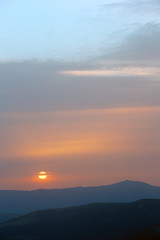 .sunrise in the mountains