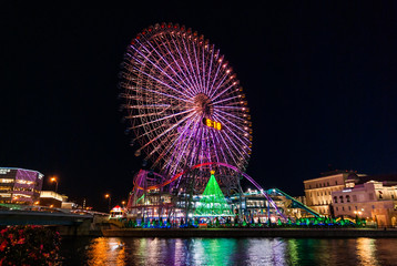 Night scene in Yokohama