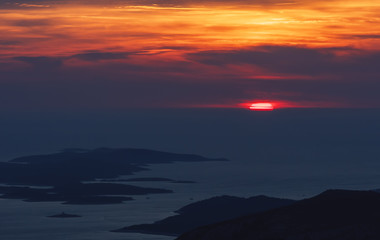 Sveti Nikola highest peak on the island of Hvar